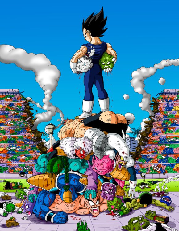 DBZ Vegeta victimes