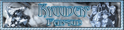 Bannière de la team Kyuuden-Fansub