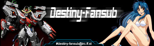 Bannière de la team Destiny-Fansub